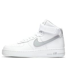 Nike Air Force 1 High '07 'White Wolf Grey' White/Wolf Grey AT4141-100 Classic White High-top Nike Air Force 1, White Nike Classic High-top Sneakers, Classic White Nike High-top Sneakers, White Mid-top Nike Air Force 1 For Streetwear, Classic White High-top Sports Sneakers, Classic White High-top Sneakers For Sports, White High-top Nike Air Force 1, White Nike Air Force 1 High-top, White Mid-top Nike Air Force 1