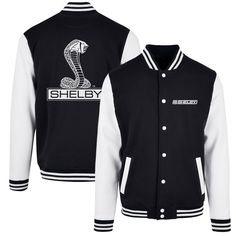 SPECIFICATION Retro Style Varsity College jacket, Made from 80% Cotton, 20% Polyester, brushed fleece. Screen Printed Logos from and Back. The ribbed collar, casual regular fit and rib-knit elements on the sleeves and hem give it that typically collegiate style. The metal buttons on the full-length button placket will be sure to catch your eye. This item is manufactured in a FAMA Certified factory. FAMA stands for Facility and Merchandise Authorisation and is a high standard production certifica Sportswear Fleece Jacket With Ribbed Cuffs For Streetwear, Varsity Track Jacket With Crew Neck For Winter, Varsity Crew Neck Track Jacket For Winter, Varsity Outerwear With Ribbed Cuffs And Crew Neck, Winter Cotton Varsity Jacket With Crew Neck, Winter Cotton Sweatshirt With Baseball Collar, Varsity Outerwear With Ribbed Crew Neck, Varsity Outerwear With Ribbed Crew Neck Collar, White Varsity Jacket With Ribbed Collar For Winter