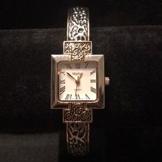 Mayfair Quartz Watch. Easy On Off Spring Loaded Bangle Style Watch. Brand New Battery Installed And Keeps Accurate Time Elegant Nickel-free Watches As Gifts, Elegant Nickel-free Metal Watches, Style Watch, Bangles Style, Square Watch, Quartz Watch, On Off, Fashion Watches, Accessories Watches