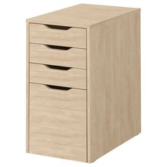 an office file cabinet with three drawers on the front and one drawer in the back