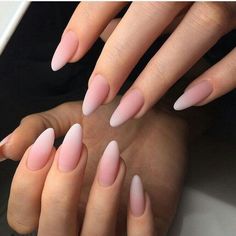 ☼ ☾pin: @ladsmb Ombre Nail Art Designs, Matte Nail Art, Minimalist Nail Art, Matte Nails Design, Nail Art Ombre, Ballerina Nails, Gradient Nails, Matte Nails