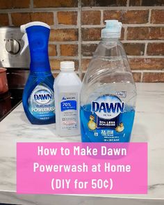 how to make dawn powerwash at home diy for 50 cents or less?