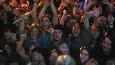 a large group of people at a concert