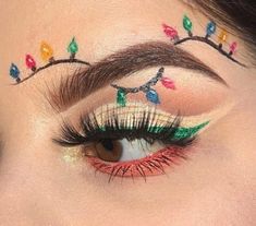 Makeup Christmas, Holiday Makeup Looks, Simple Makeup Looks, Eye Makeup Designs