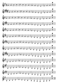 sheet music with musical notations and notes