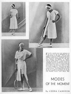 an old fashion ad for tennis clothes from the 1950's and 1960s's