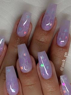 Unicorn Nail Art, Monogram Maker, Art Design Ideas, Unicorn Nails, Colorful Nails, Purple Nail, Cute Acrylic Nail Designs, Mermaid Nails, Coffin Shape Nails