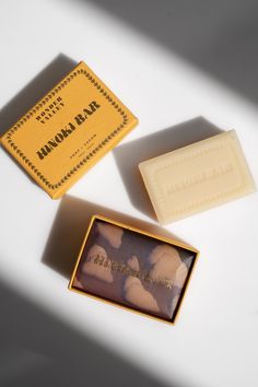 Let this bar of soap transport you to a serene hinoki forest in rural Japan, with the feeling of soaking in the hot waters of an onsen. The Hinoki Bar is made with the cleanest ingredients for a pure cleansing experience to start each day anew. Formulated with our extra virgin olive oil as well as coconut and avocado oils, this bar of soap works into a luxurious, rich lather and effortlessly removes impurities while adding moisture back into the skin. Encased in a waxed paper wrapper with artwor Work Gifts Soap, Skincare Soap Bars, Coco Photo, Wonder Valley, Rural Japan, Waxed Paper, Bespoke Boxes, Gifts 2023, Fancy Packaging