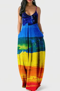 Product NameRed Yellow Casual Print Split Joint U Neck Sling Dress DressesItem NO.L6299217415Weight0.6750kg = 1.4881 lb = 23.8099 ozCategoryDRESSESTagCASUAL , Print , Straight , U Neck , Sling Dress , Floor length , Long , Polyester , Full Print , Split jointMaterialPolyesterStyleCasualPattern TypePrintElementSplit JointNecklineU NeckSilhouetteSling DressDresses LengthFloor LengthFit TypeStraightClothing LengthLongTypeFull PrintSize(in)BustHipsDresses LengthXS37.850.440.9S39.45241.3M40.953.541.7 Straight Clothes, Rainbow Outfit, Spaghetti Strap Maxi Dress, Khaki Fashion, Sling Dress, Hip Dress, U Neck, Plus Size Casual