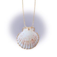 ✩ Handcrafted  ✩ Yellow Gold Plated Necklace ✩ Natural Sea Shell ✩ Three shell colors (Red, Yellow, and Orange) ✩ 18" (One Size) ｡｡｡ White Shell-shaped Necklace For Gift, White Shell-shaped Necklace For A Gift, Handmade Shell-shaped Necklace For Gift, Charm Necklaces, Shell Necklace, Shell Necklaces, Gold Plated Necklace, Sea Shell, Earring Necklace