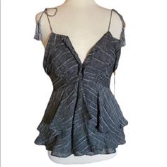 Reposhing This Item I Purchased From @Reginarani. Loved It, But Ready To Rotate For Something New. Questions? Leave A Comment Below! Bell Top, Hunter Bell, Women Hunters, Something New, Peplum Top, Black Gray, Black And Grey, Top Blouse, Size 10