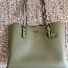 Basically New, Just Too Big For My Everyday Bag Coach Mollie Tote, Coach Mollie, Bags Coach, Everyday Bag, Womens Tote Bags, Coach Bags, Green, Women Shopping, Color