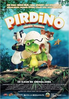 the movie poster for pirdino, starring in english and spanish language with an image of