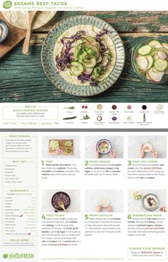 an image of a website page with food items on the table and in bowls next to it