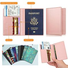 Find many great new & used options and get the best deals for RFID Blocking Passport Holder ID Card Travel Wallet Organizer Cover Case at the best online prices at eBay! Free shipping for many products! Travel Gadgets Accessories, Wallet Ideas, Travel Wallet Organizer, Passport Card, Wallet Organizer, Cute Luggage, Boarding Passes, Sewing To Sell, Best Travel Accessories