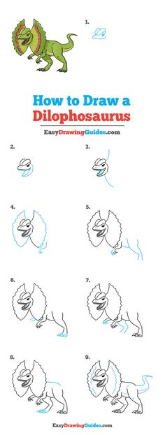 how to draw a dinosaur with step by step instructions