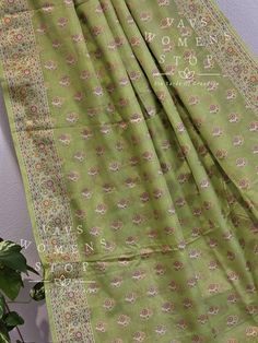 Blouse stitched - YesBlouse Opening - BackSleeves Length - ElbowPadded - NoBlouse size - 38 with inner margins expandable upto 44For Blouse Size 36 alteration can be done on request. Festive Green Blouse With Printed Motifs, Pista Green Cutdana Dupatta, Spring Chanderi Block Print Dupatta, Unstitched Pista Green Blouse Piece, Green Blouse With Printed Motifs For Festivals, Festival Green Blouse With Printed Motifs, Silk Green Blouse Piece, Pista Green Blouse Piece For Transitional Season, Festive Green Blouse Piece With Block Print