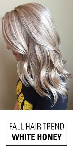 Not quite platinum, not quite golden. White Honey Blonde is a beauty with it's bright, beige blonde hues! Pearl Blonde Hair Color, Pearl Blonde Hair, Pearl Blonde, Gorgeous Hair Color, 2015 Hairstyles, Platinum Blonde Hair, Long Blonde, Fall Hair Color, Long Blonde Hair