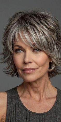 Long hair never goes out of style, and this year, women in their 40s are embracing length with fresh, modern long hairstyles. Think elegant layers, subtle Short Hairstyles Women 2024, Haircuts For Medium Length Hair, Shaggy Short Hair, Short Shag Hairstyles, Hairstyles And Haircuts