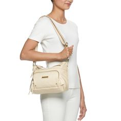 This Stone & Co. hobo handbag is a versatile and stylish addition to any ensemble. This Stone & Co. hobo handbag is a versatile and stylish addition to any ensemble. HANDBAG DETAILS 8"H x 11"W x 4"D Adjustable crossbody strap Crossbody strap drop: 13 in. - 26 in. Gold-tone hardware Zipper closure Double zip entry Zip-around front pocket Interior: 1 zip pocket, 2 slip pockets Exterior: 3 zip pocketsCONSTRUCTION & CARE Body: vinyl Lining: nylon Wipe clean Imported Size: One Size. Color: Dark Red. Versatile Crossbody Hobo Bag With Adjustable Handle, Cream Crossbody Hobo Bag For Travel, Beige Crossbody Hobo Bag With Adjustable Strap, Cream Crossbody Hobo Bag With Detachable Handle, Cream Hobo Bag With Adjustable Strap For On-the-go, Adjustable Handle Crossbody Hobo Bag, Cream Crossbody Hobo Bag With Adjustable Strap, Cream Hobo Bag With Adjustable Crossbody Strap, Crossbody Hobo Bag With Detachable Handle