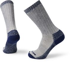 Hike cold  snowy trails with confidence in the REI Co-op Expedition Merino Hiking crew socks. Their thick cushioning keeps feet warm and the wool blend is naturally breathable and odor-resistant. Hiking Socks, Boot Socks, Rei Co-op, Mens Socks, Crew Socks, Merino Wool, Wool Blend, Hiking, Socks