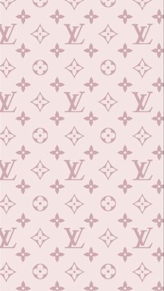 the louis vuitton wallpaper pattern is shown in shades of pink and purple