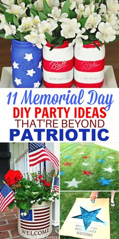 memorial day diy party ideas that are beyond patriotic