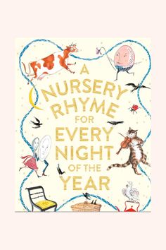 Nursery Rhyme For Every Night Of The Year (HB) Nursery Rhyme Nursery Theme, Floella Benjamin, Book Cover Drawing, City Playground, Cover Drawing, Michael Rosen, Julia Donaldson, Nursery Book, Mary Had A Little Lamb