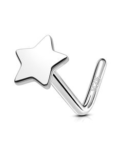 a star shaped metal object on a white background