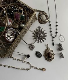 Witches Road, Vintage Collections, Jewelry Lookbook, Accessories Clothing, Dream Jewelry, Jewelry Inspo, Softies, Dark Black, Sneak Peek