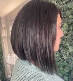 65 Fresh Angled Bob Haircuts For 2023 September Hairstyles, Angled Bob Haircuts With Bangs, Long Stacked Haircuts, Reverse Bob Haircut, Swing Bob Haircut, Angled Haircut, Angled Hair, Shoulder Length Bob Haircut, Long Angled Bob