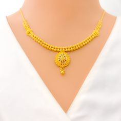 This 22k gold necklace set, weighing 19.6 grams, showcases a sleek lined design with a subtle 1.1-inch drop. The 16-inch necklace is crafted in radiant yellow gold, featuring adjustable 1.75-inch links and secured with a sturdy hook lock. The set includes matching 1.3-inch earrings with secure screw-back posts, completing the look with elegant simplicity. Ideal for those who appreciate clean lines and refined design, this set adds a stunning, understated touch to both casual and formal attire, m 22k Gold Necklace Set, 22k Gold Necklace, Gold Drop Necklace, Bridal Jewelry Necklace, Precious Stones Rings, Diamond Pendant Sets, 16 Inch Necklace, Modern Bracelets, Fancy Necklace