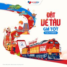 an advertisement for the vietnam railway company