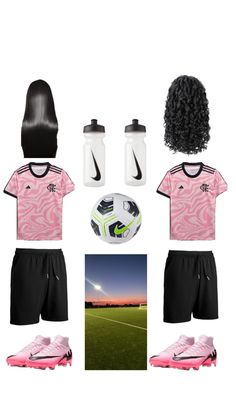 Pink Hoodie Outfit, Volleyball Quotes Funny, Soccer Essentials, Best Soccer Shoes, Girls Football, Soccer Outfit, Sport Hair