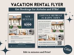 a flyer for an apartment rental