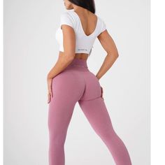 Nvgtn Pastel Pink Nv Seamless Leggings In Pastel Pink. Size M. Sold Out Online!! Brand New With Tags And Original Packaging. Bought A Bunch Of Colors And Size And Didn’t Return In Time As Usual