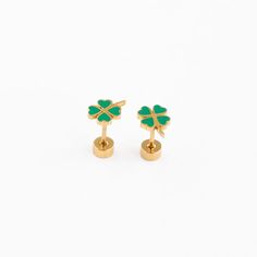 Celebrate St. Patrick's Day with our enchanting Clover Earrings, a cornerstone piece from our exclusive "Lucky" Collection. These darling earrings are designed to bring luck and celebration, featuring delicately crafted heart gold Clover that shimmer with every turn. Each pair is thoughtfully created to ensure comfort for those with sensitive ears, our hypoallergenic earrings allow you to enjoy the festivities without worry. Whether you're dressing up for a St. Patrick's Day parade, attending a Hoop Charms, Clover Earrings, Luck Of The Irish, Hypoallergenic Earrings, Sensitive Ears, Christmas Wishlist, Stud Earring, Silver Necklaces, Party Themes