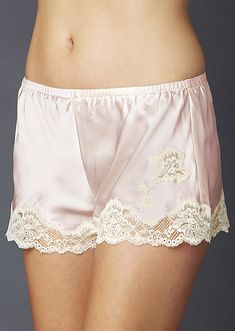 Elegant Short Bottoms With Delicate Lace, Elegant Pink Bottoms With Delicate Lace, Feminine Lace Lounge Bottoms, Feminine Pink Bottoms With Delicate Lace, Casual Short Bottoms For Loungewear, Short Sleep Bottoms With Lace Trim, Short Bottoms With Lace Trim For Sleep, Feminine Short Bottoms With Lace Trim, Elegant Lounge Bottoms With Lace Trim