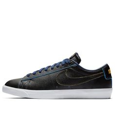 Nike NBA x Zoom Blazer Low SB 'Golden State Warriors BQ6389-001 (SNKR) Nike Collegiate Basketball Shoes, Nike Casual Basketball Shoes For Sports Season, Black Low-top Collegiate Sneakers, Nike Nba, Blazer Low, Puma Sneakers, Nike Blazer, Golden State Warriors, Golden State