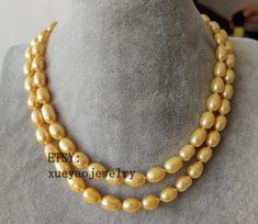 Welcome to my shop my dear friend. I hope you will like my jewelry,  Please see the detail for this item:Pearl Jewelry: necklace Pearl Type: cultured freshwater pearlsize: 8-9 mmPearl Color: as the pictureslength: 32inchif you need other length, could contact me please,thanksNote: 60 inch & 80 inch without clasps, if you need, also cn telll me please!  About shipping:I will send out your order in 1-3 business days from China. 1, To United States, will use US E-packet shipping service , usual Yellow Pearl Necklace Gift, Yellow Pearl Necklace As Gift, Yellow Pearl Necklace For Gift, Pearl Long Necklace, Black Freshwater Pearls, Pearl Jewelry Necklace, Cultured Pearl Necklace, My Dear Friend, Pearl Leather