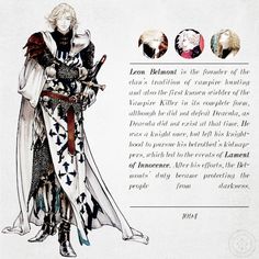 Leon Belmont Leon Belmont Fanart, Leon Belmont, Belmont Clan, Game Art Design, Ayami Kojima, Manga Ideas