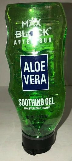 1 Ea Aloe Vera Max Block After Sun Soothing Gel Moisturizing Relief 9.7oz. Condition is New. Shipped with USPS First Class Package. Model: RO1-19 BRAND: Max Block Condition is Brand New You Will Receive 1 Ea Aloe Vera Max Block After Sun Soothing Gel Moisturizing Relief 9.7oz Shipped with USPS First Class Package. RARE VINTAGE COLLECTIBLE SHIPS N 24 HOURS Packed By Our Award Winning Packaging And Shipping Department LIMITED AVAILABILITY Product Features Max Block Aloe Vera Gel Provides Moisturiz Burn Relief, Brown Spots Removal, Soothing Gel, Gone Forever, After Sun, Good Health Tips, Aid Kit, Healthy Nutrition, Nutrition Tips