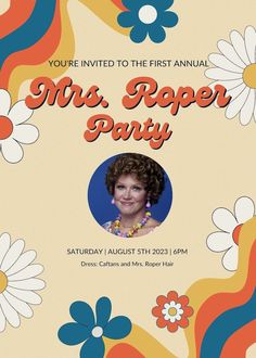 an image of a party flyer for a woman's first annual miss proper party