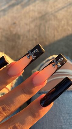 Her Nails, Acrylic Nails Coffin Short, Square Acrylic Nails, Nails Coffin, Fire Nails