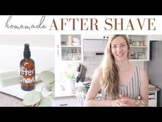 This homemade after-shave spray using essential oils is soothing and helps prevent razor bumps, burn, and skin irritation after shaving. Prevent Razor Burn