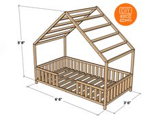 Plan Content: ✅ 2D Plans ✅ 3D Diagrams with step-by-step instructions ✅ Detailed wood drawings ✅ Lumber shopping list ✅ Lumber cut list. Transform your child's room with our DIY Montessori Twin Bed Frame Plans. This digital download includes everything you need to build a beautiful and practical floor bed, perfect for toddlers and nurseries. Easy to follow and fun to build! Note: This product is not a physical product. After purchase, you will receive the plans in PDF format as a digital download. Timber List and cut list are included with the product. All the parts needed to create the product are individually drawn and sized. As an architect with professional working competence, I have added the 3D visuals and 2D drawings of the design in order to best explain it to you. Pictures are sup Twin Bed Frame Plans, Montessori Twin Bed, Floor Bed Design, Diy Floor Bed, Twin Floor Bed, Plan Content, Bed Frame Plans, Plan 2d, Montessori Floor Bed