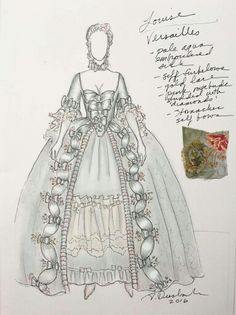 Terry Dresbach, Costume Design Sketch, Outlander Costumes, 17th Century Fashion, 18th Century Costume