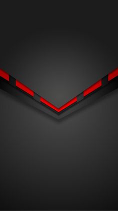 red and black chevroned lines on a dark background