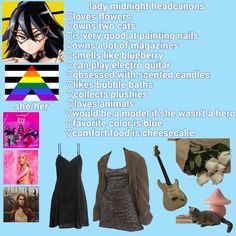 a poster with the names of different things on it, including clothes and accessories for women