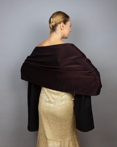 A very elegant satin taffeta shawl for your wedding party, prom or evening dress. Made of luxury soft fabric.  Color: brown (other colors are available) Size: 200 cm x 40 cm You can use it as a wrap, shawl or stola. WE have matching bags in our Etsy Shop! WE accept credit cards! Bridesmaid Wrap, Evening Shawls, Dark Burgundy, Wrap Shawl, Burgundy Wine, Burgundy Wedding, Shawl Wrap, Shawls And Wraps, Credit Cards